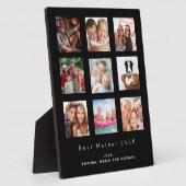 Mutter Foto Familienband schwarz Fotoplatte (Seite)