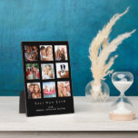 Mutter Foto Familienklasse schwarz Fotoplatte<br><div class="desc">Machen Sie Ihr eigenes Foto als Geschenk für Ihre Mutter. Verwenden Sie vier,  neun Ihrer Lieblings-Fotos Ihrer Mutter,  ihrer Kinder,  Familie,  Freunden oder Haustier! Mit dem Text: Beste Mama je. Personalisieren Sie Ihre Namen und fügen Sie sie hinzu. Schwarzer Hintergrund,  weißer Text. Perfekt als Geburtstag,  Weihnachten oder Muttertagsgeschenk.</div>