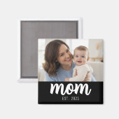 Mutter Foto-Geschenk eingerichtet Magnet (Vorderseite/Rückseite)