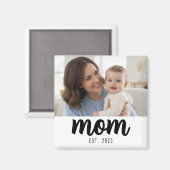 Mutter Foto-Geschenk eingerichtet Magnet (Vorderseite/Rückseite)