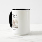 Mutter Foto Gründungsdatum Tasse (Vorderseite Links)