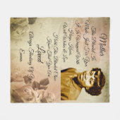 Mutter Foto personalisieren Fleece Blanket (Vorderseite (Horizontal))