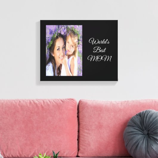 Mutter Foto schwarz Leinwanddruck (Insitu (Wohnzimmer))