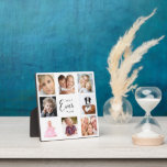 Mutter Foto schwarz schwarz auf Collage Fotoplatte<br><div class="desc">Ein Geschenk für Ihre Mutter,  die ihr Leben mit einer Collage von 8 Fotos feiern.  Schwarzer Text: Beste Mama je. Personalisieren und nutzen Sie Ihre eigenen Fotos von ihr,  Kindern,  Ehemann,  Haustieren,  Freunden. Eleganter weißer Hintergrund. Perfekt als Muttertagsgeschenk,  zum Geburtstag und zu Weihnachten.</div>