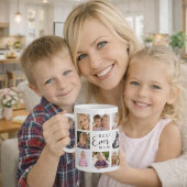 Mutter Foto schwarz schwarz auf Collage Kaffeetasse