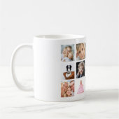 Mutter Foto schwarz schwarz auf Collage Kaffeetasse (Links)