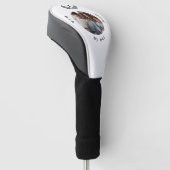 Mutter Foto Schwarz-weiß Golf Headcover (angewinkelt)