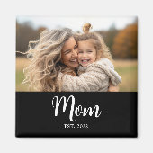 Mutter Foto-Skript Muttertag Geschenk Magnet (Vorne)