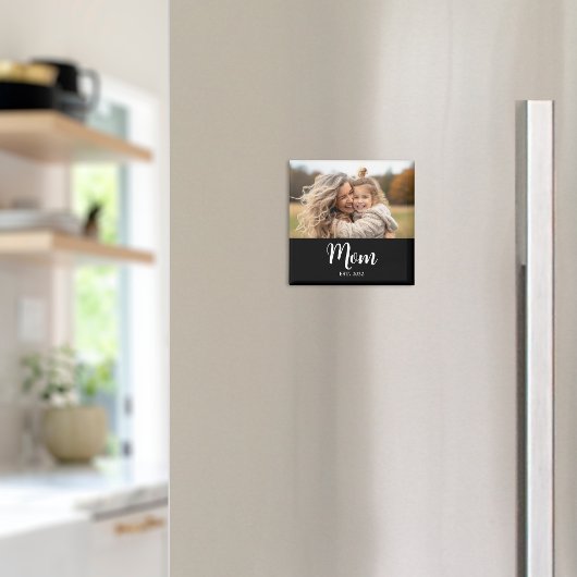 Mutter Foto-Skript Muttertag Geschenk Magnet