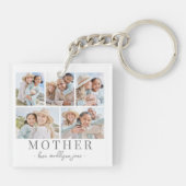 Mutter FotoCollage Schlüsselanhänger (Rückseite)