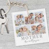 Mutter FotoCollage Schlüsselanhänger
