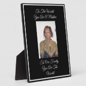 Mutter Fotoplatte (Seite)