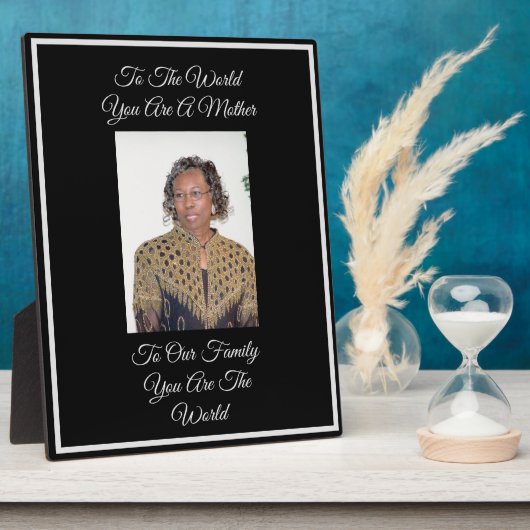 Mutter Fotoplatte (Seite)