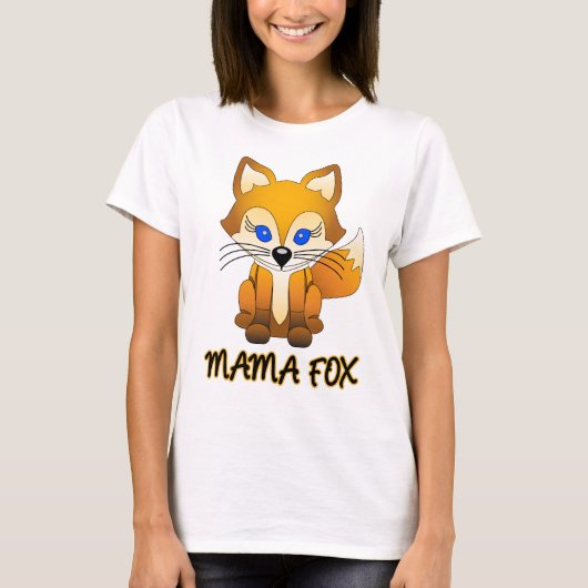 Mutter Fox - Fox-Familien-T - Shirt (Vorderseite)