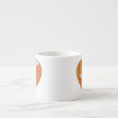 Mutter Fox und Baby Fox Liebe Espressotasse (Vorderseite)