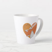 Mutter Fox und Baby Fox Liebe Milchtasse (Rechte Ecke)