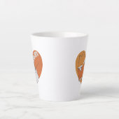 Mutter Fox und Baby Fox Liebe Milchtasse (Vorderseite)