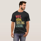 Mutter Frau Funny Gift T - Shirt Ehefrau Mama Boot (Vorne ganz)