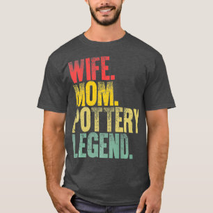 Mutter Frauen Lustiges Geschenk Ehefrau Mama Töpf T-Shirt