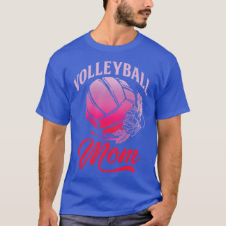 Mutter Frauen Volleyball Beachvolleyball Spiel T-Shirt