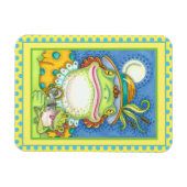 MUTTER FROG & BABY FROGETT, FAMILIE LIEBE Funny Magnet (Horizontal)