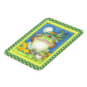 MUTTER FROG & BABY FROGETT, FAMILIE LIEBE Funny Magnet (Linke Seite)