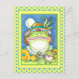 MUTTER FROG & BABY FROGETT, FAMILIE LIEBE Funny Postkarte