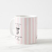 Mutter für Oma Tasse mit Schleife (Vorderseite Links)