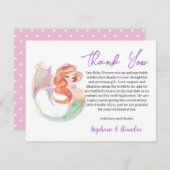 MUTTER FÜR Ozeanwasser Dankeskarte (Vorne/Hinten)