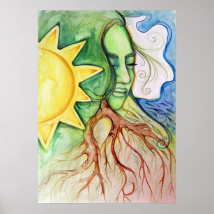 Gaia Poster Zazzle De