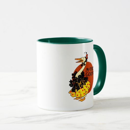 Mutter Gans aus dem klassischen Kinderbuch Tasse (VorderseiteRechts)