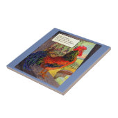 Mutter Gans aus den 1920er Jahren - Hahn Fliese (Seite)