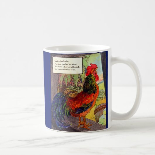 Mutter Gans aus den 1920er Jahren - Hahn Kaffeetasse (Rechts)