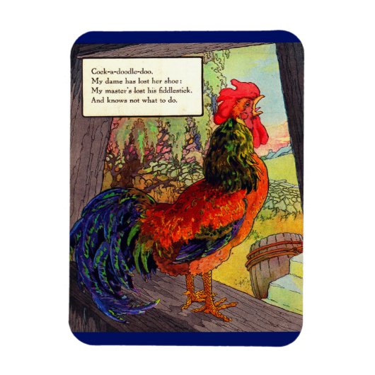 Mutter Gans aus den 1920er Jahren - Hahn Magnet (Vertikal)