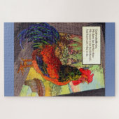 Mutter Gans aus den 1920er Jahren - Hahn Puzzle (Horizontal)