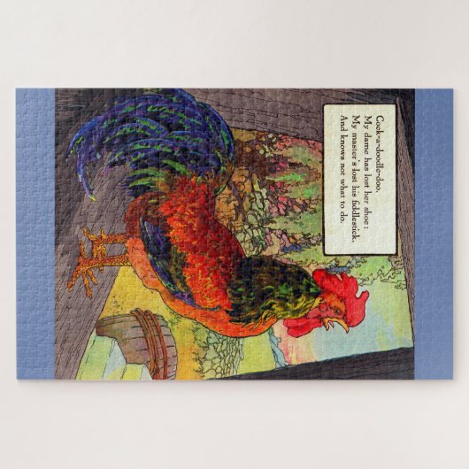 Mutter Gans aus den 1920er Jahren - Hahn Puzzle (Horizontal)