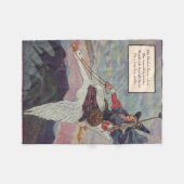 Mutter Gans aus den 1920er Jahren reitet auf ihrer Fleecedecke (Vorderseite (Horizontal))