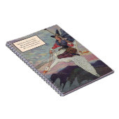 Mutter Gans aus den 1920er Jahren reitet auf ihrer Notizblock (Rechte Seite)