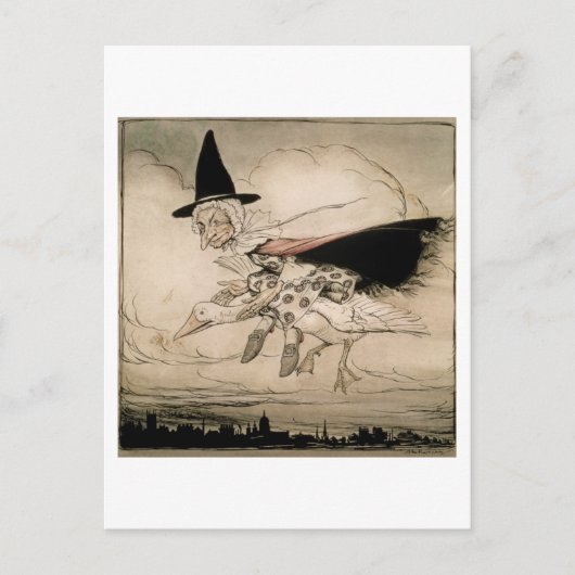 Mutter Gans, frontispiece of 'Mutter Gans The Ol Postkarte (Vorderseite)