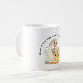 Mutter Gans' liebevolle Umarmung Kaffeetasse (Vorderseite Links)