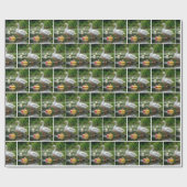 Mutter Gans mit Baby Gosling Geschenkpapier (Flach)