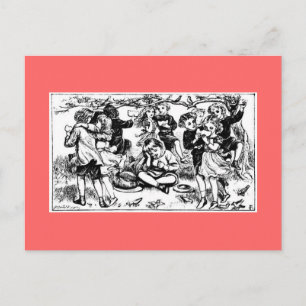 Mutter-Gans-Postkarte Postkarte