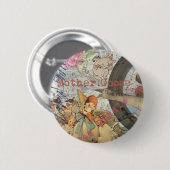 Mutter-Gans-Reim-Fairy-Tale Button (Vorne & Hinten)