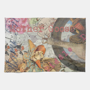 Mutter-Gans-Reim-Fairy-Tale Handtuch