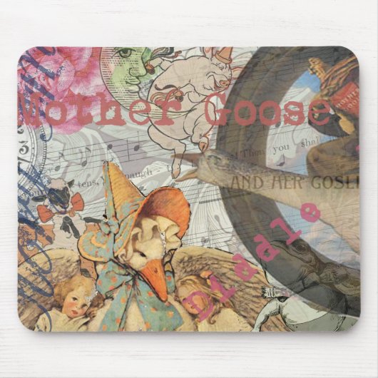 Mutter-Gans-Reim-Fairy-Tale Mousepad (Vorne)