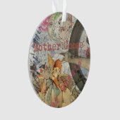 Mutter-Gans-Reim-Fairy-Tale Ornament (Vorderseite)