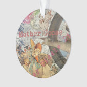 Mutter-Gans-Reim-Fairy-Tale Ornament (Vorderseite)