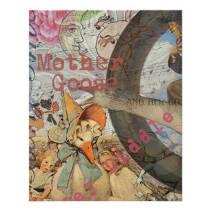 Mutter-Gans-Reim-Fairy-Tale Poster