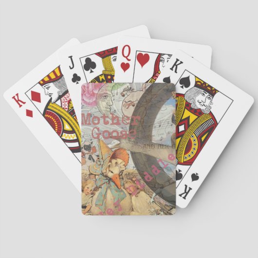 Mutter-Gans-Reim-Fairy-Tale Spielkarten (Rückseite)
