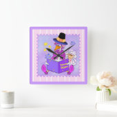 Mutter Gans-Uhr Quadratische Wanduhr (Zuhause)